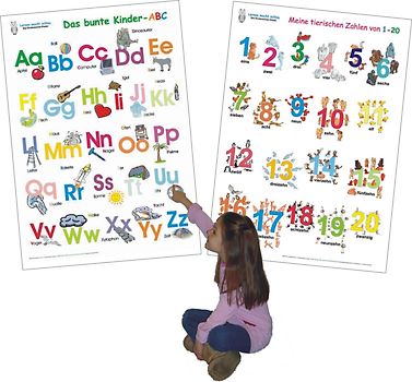 Das bunte Kinder-ABC + Meine tierischen Zahlen von 1-20