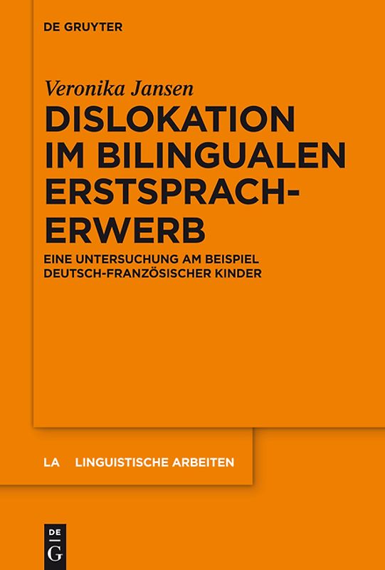 Dislokation im bilingualen Erstspracherwerb