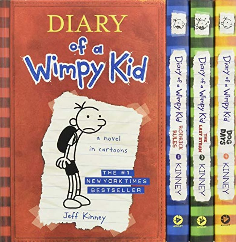 Diary of a Wimpy Kid Box of Books 1-4 Hardcover Gift Set