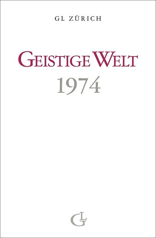 Geistige Welt 1974