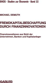 Fremdkapitalbeschaffung durch Finanzinnovationen