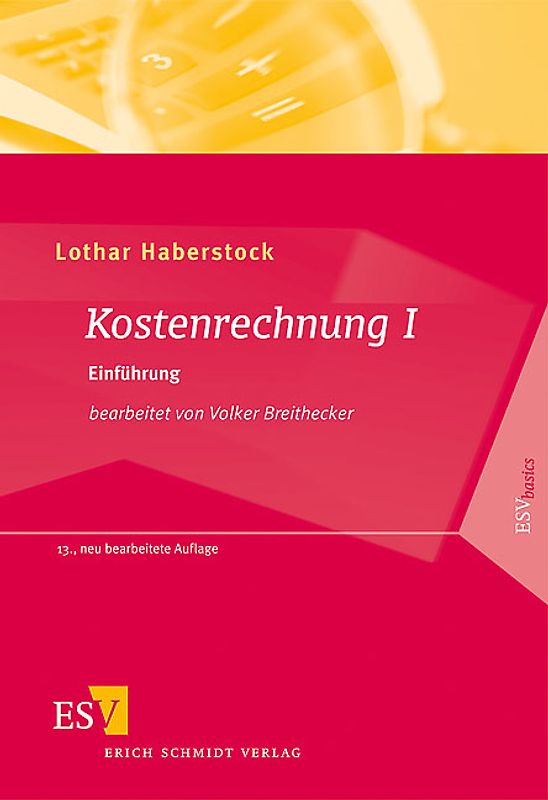 Kostenrechnung / Kostenrechnung I
