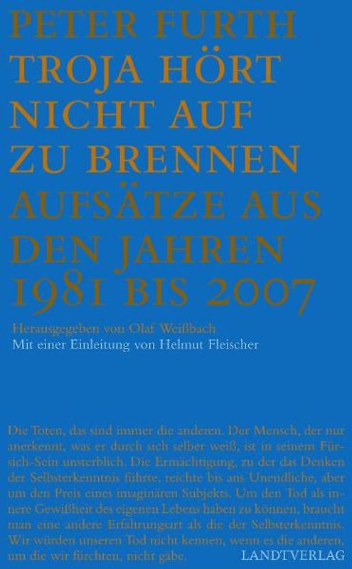 Troja hört nicht auf zu brennen