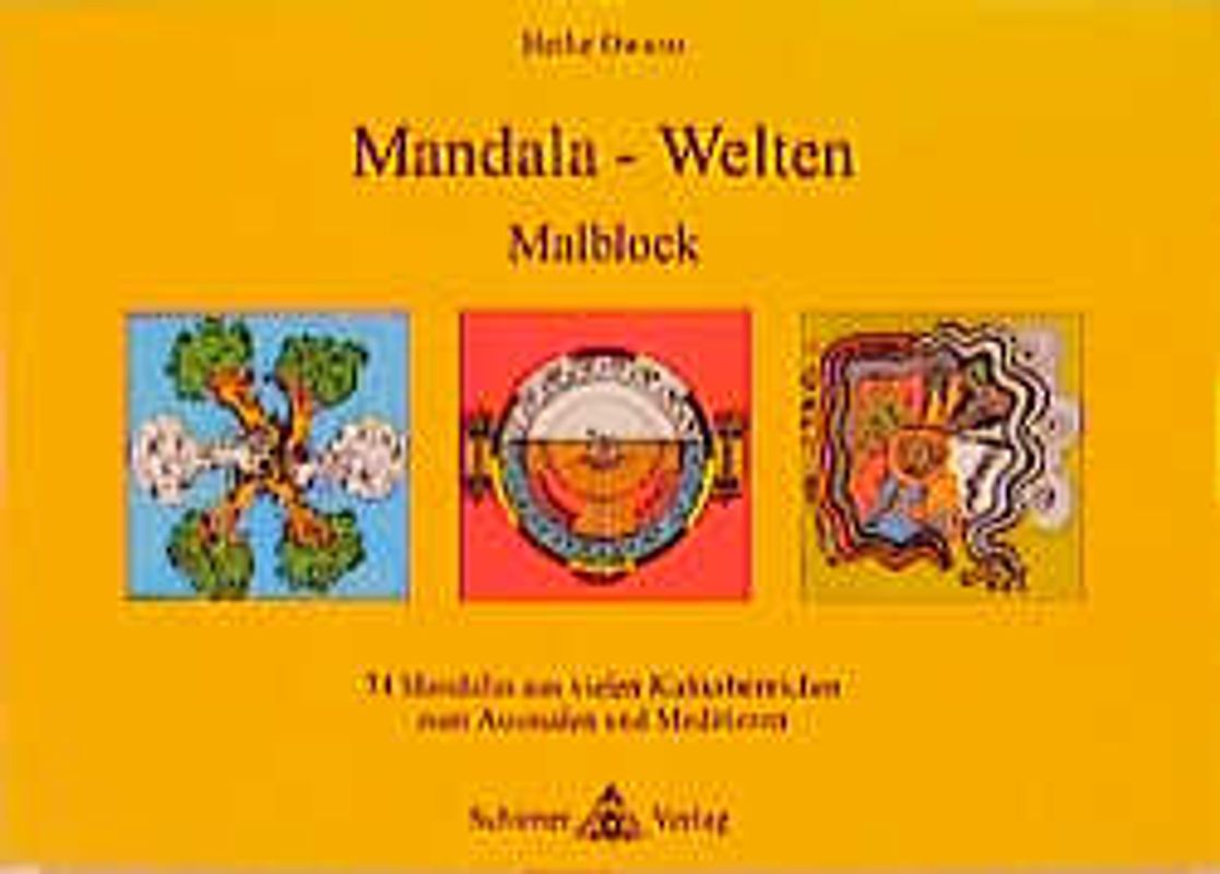 Mandala-Welten. Malblock mit 74 Mandalas zum Ausmalen und Meditieren. Mit neuen Motiven