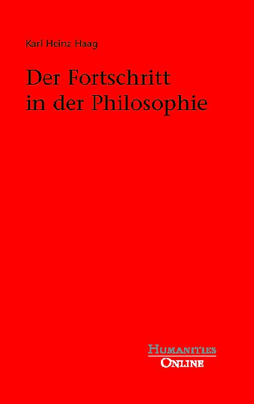 Der Fortschritt in der Philosophie