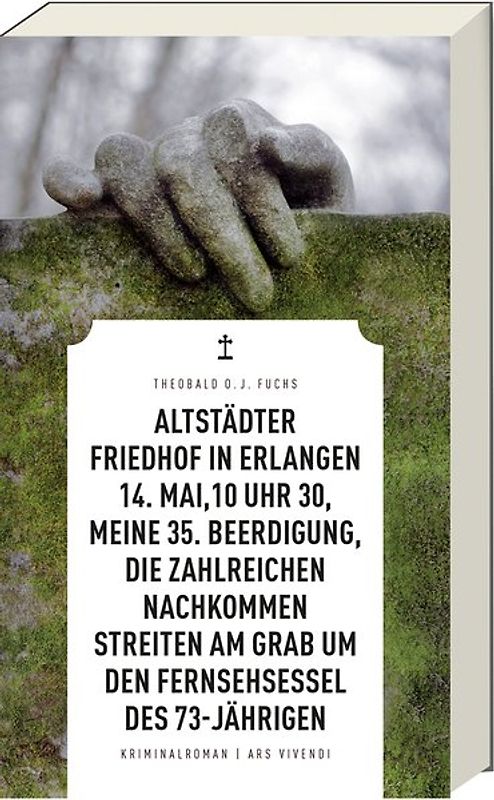 Altstädter Friedhof in Erlangen, 14. Mai, 10 Uhr 30, meine 35. Beerdigung, die zahlreichen Nachkommen streiten am Grab um den Fernsehsessel des 73-Jährigen