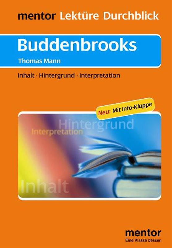 Thomas Mann: Buddenbrooks - Buch mit Info-Klappe