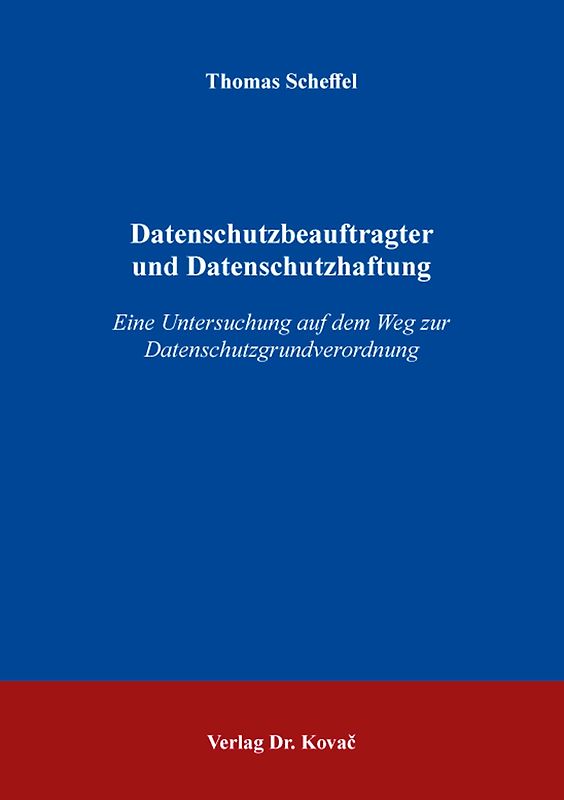Datenschutzbeauftragter und Datenschutzhaftung