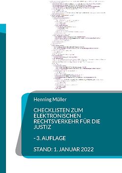 Checklisten zum elektronischen Rechtsverkehr für die Justiz