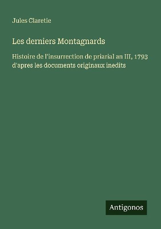 Les derniers Montagnards