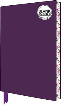 Purple Blank Artisan Notebook (Flame Tree Journals)