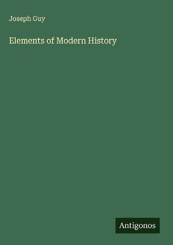 Elements of Modern History