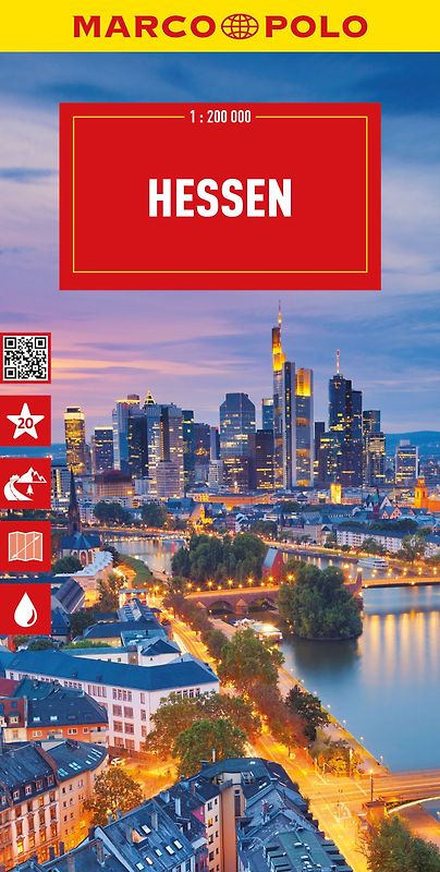MARCO POLO Reisekarte Deutschland 06 Hessen 1:200.000