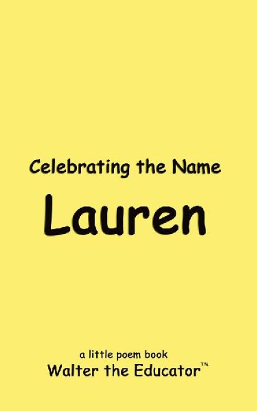 Celebrating the Name Lauren