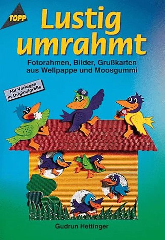 Fotorahmen, Bilder, Grusskarten. Aus Moosgummi und Wellpappe