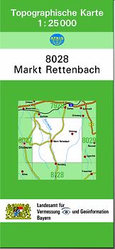 TK25 8028 Markt Rettenbach
