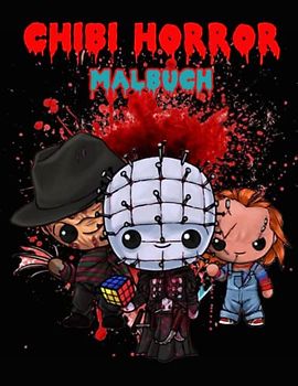 Horror Malbuch: Scary and Creepy Chibi Halloween Malvorlagen für Erwachsene und Kinder für Männer und Frauen | Über 30 Killer-Designs zum Ausmalen