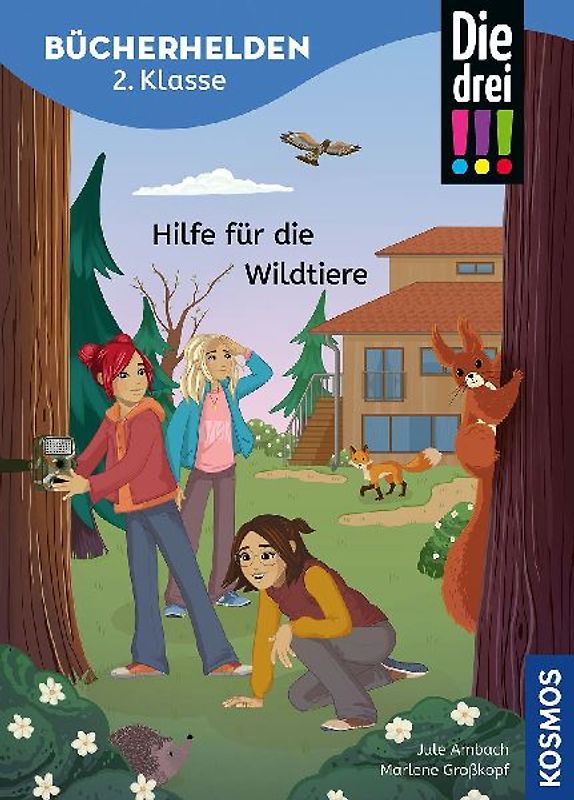 Die drei !!!, Bücherhelden 2. Klasse, Hilfe für die Wildtiere