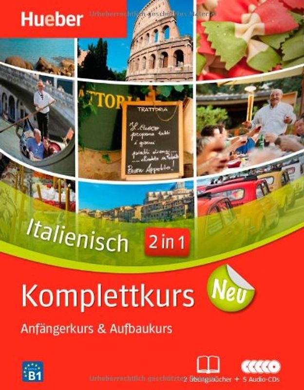 Komplettkurs Neu - Italienisch 2 in 1 (2 Bücher, 5 CDs)
