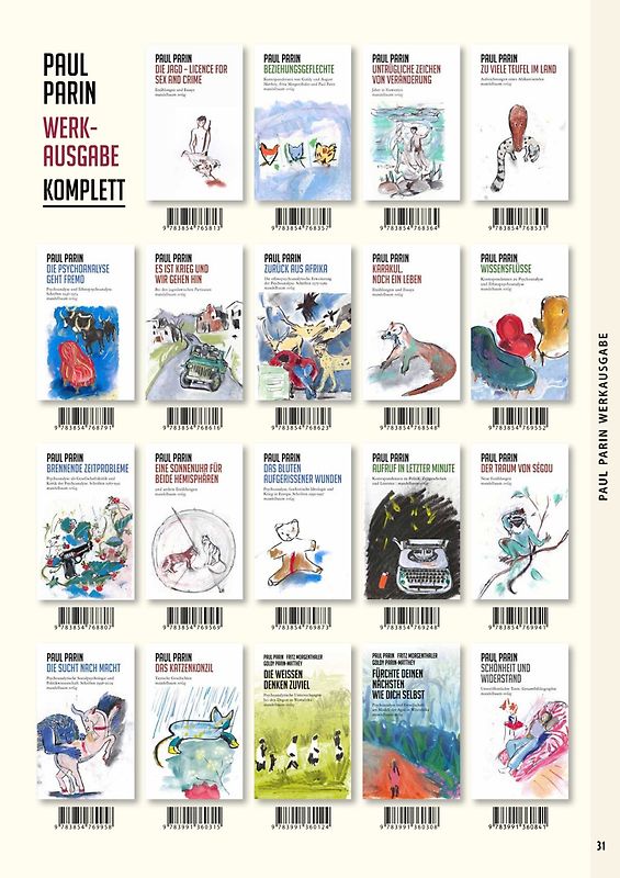 Paul Parin Werkausgabe