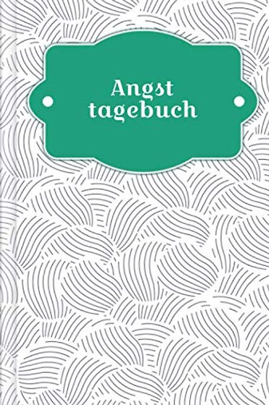 Angsttagebuch: Als Selbsthilfe zum Ausfüllen & Ankreuzen zur SCHNELLEN Erfassung von Angst- & Panikattacken mit Angstlevel + Symptome + Erste Anzeichen + uvm | Motiv: Abstrakte Muscheln
