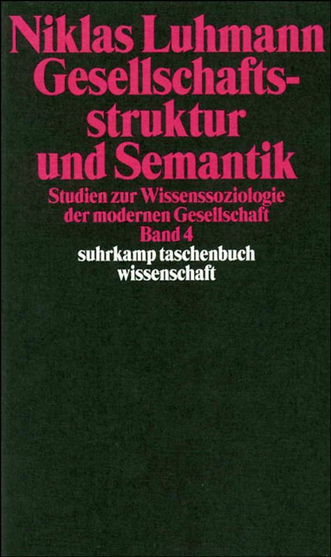 Gesellschaftsstruktur und Semantik