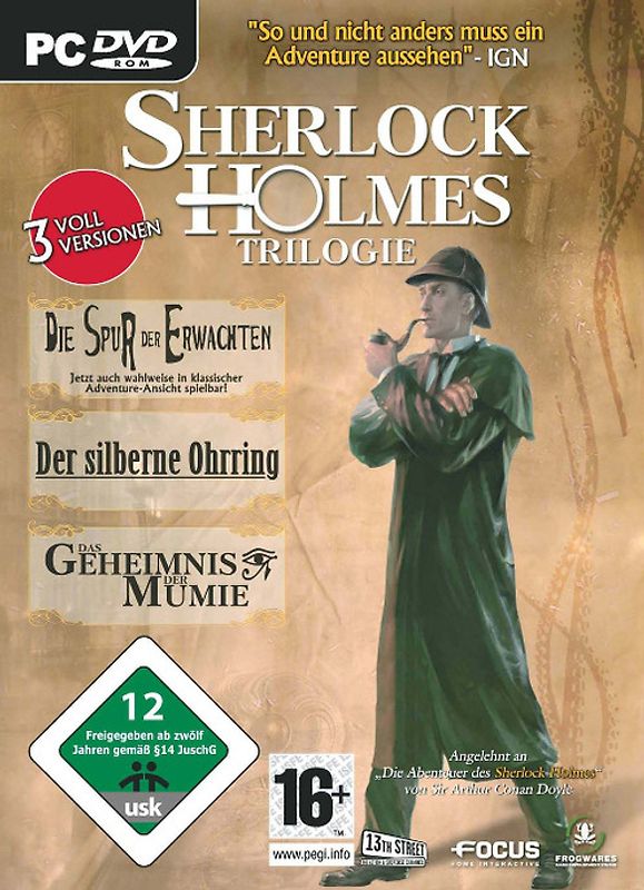 Sherlock Holmes Trilogie PC Spiele