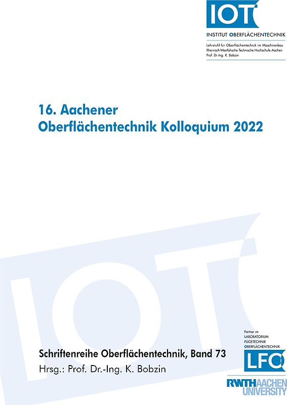 16. Aachener Oberflächentechnik Kolloquium