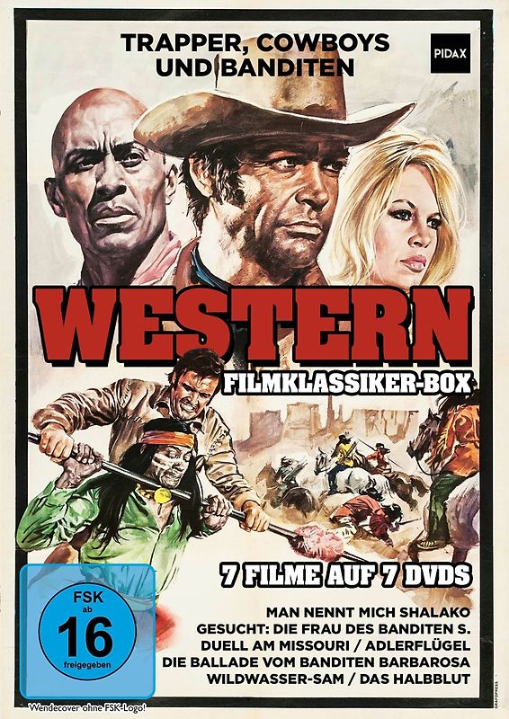 Western Filmklassiker-Box - Trapper, Cowboys und B DVD