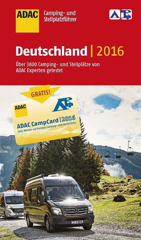 ADAC Camping-/Stellplatzführer Deutschland 2016