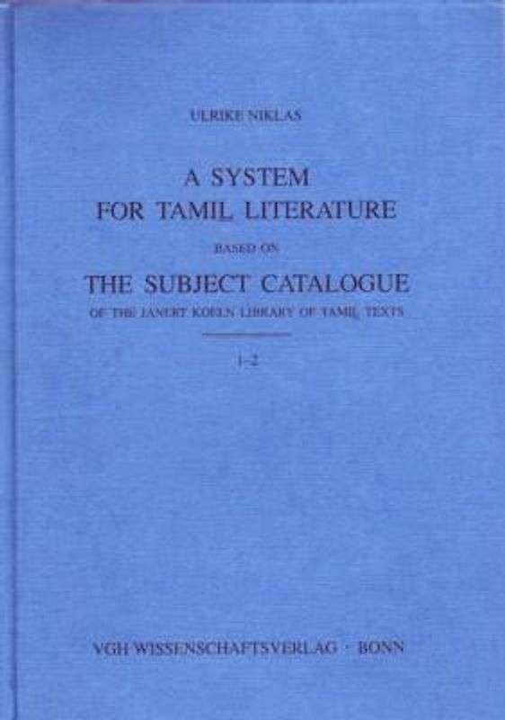A System for Tamil Literature