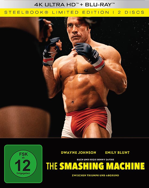 The Smashing Machine UHD+BD (Lim. Steelbook) Blu-ray Disc