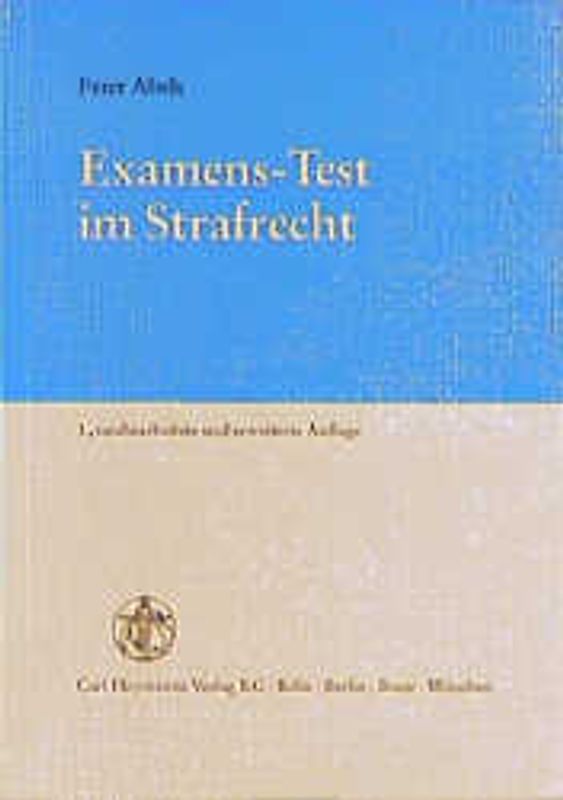 Examens-Test im Strafrecht