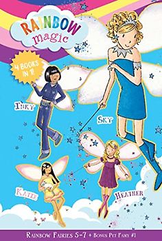 Rainbow Magic Rainbow Fairies: Books #5-7 with Special Pet Fairies Book #1