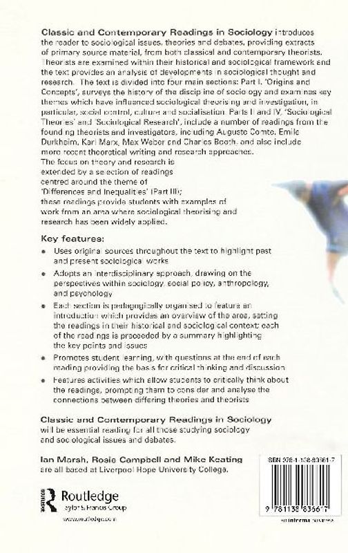 Classic and Contemporary Readings in Sociology