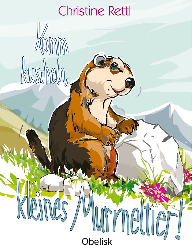 Komm kuscheln, kleines Murmeltier!