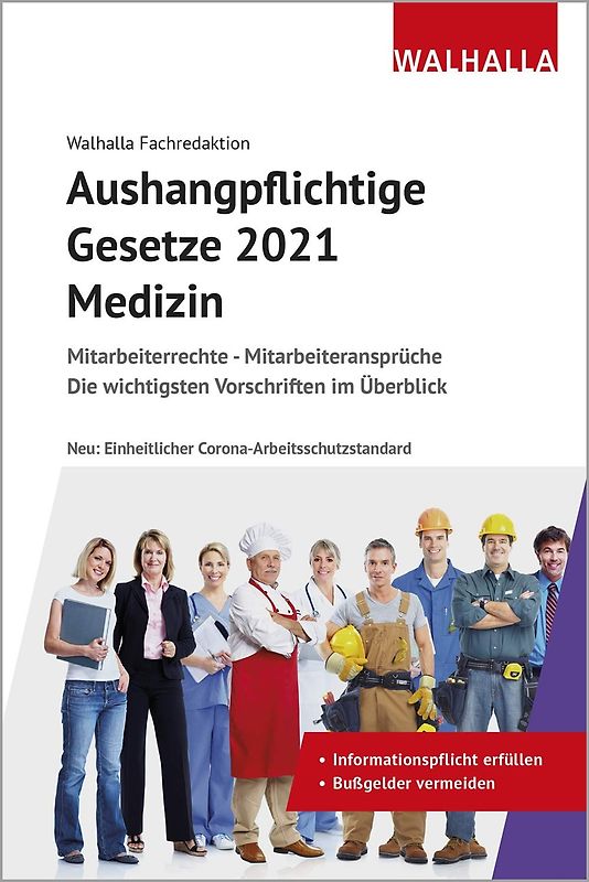 Aushangpflichtige Gesetze 2021 Bereich Medizin