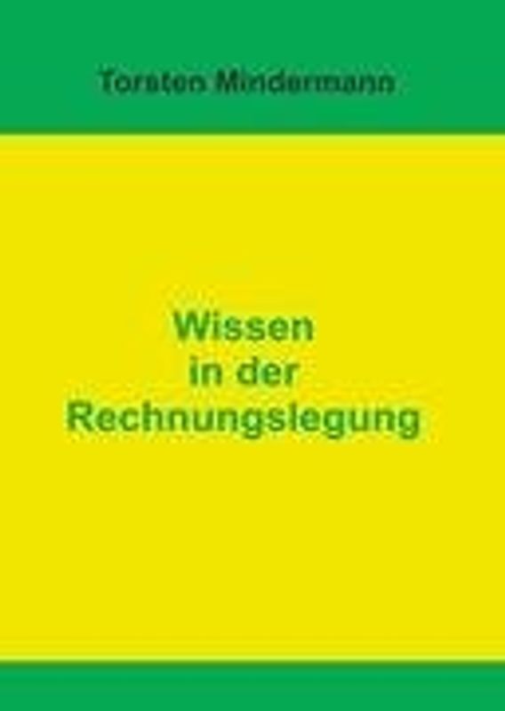 Wissen in der Rechnungslegung