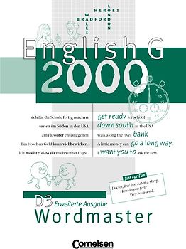 English G 2000 - Erweiterte Ausgabe D / Band 3: 7. Schuljahr - Wordmaster