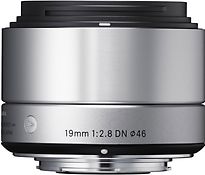Sigma A 19 mm F2.8 DN 46 mm Objectif (adapté à Sony E-mount) argent