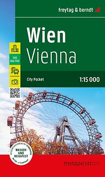 Wien, Stadtplan 1:15.000, freytag & berndt