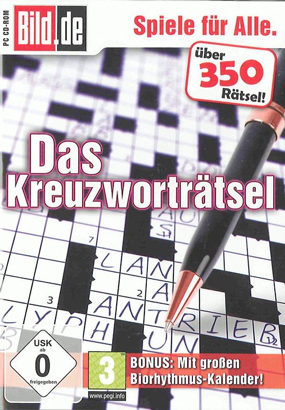 Das Kreuzworträtsel PC Spiele