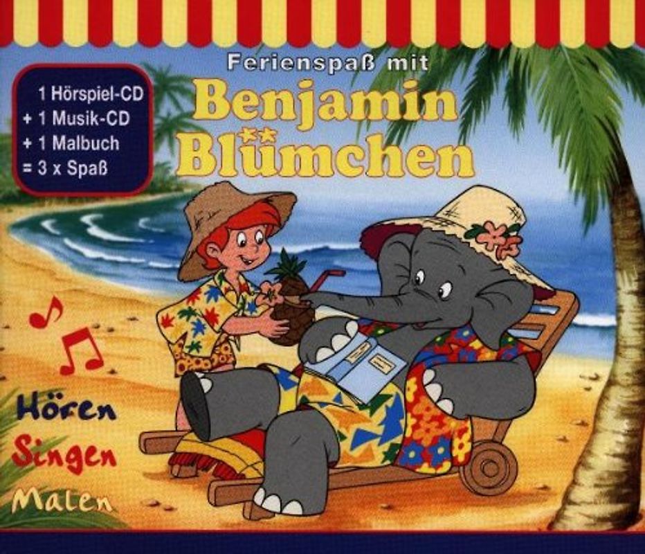 Benjamin Bluemchen - Benjamin Blümchen - Ferienspaß (mit Malbuch)