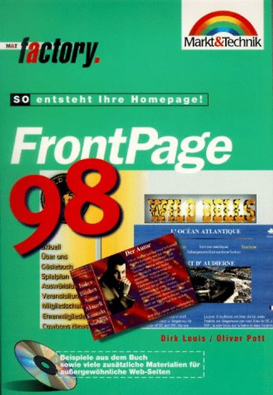 Frontpage 98. So entsteht Ihre Homepage!