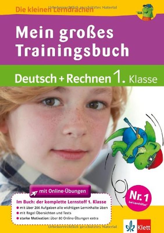 Mein großes Trainingsbuch Deutsch und Rechnen 1. Klasse