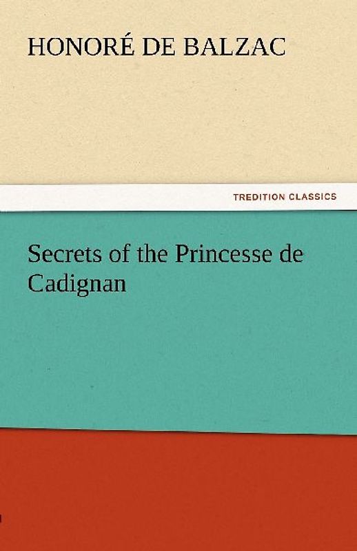Secrets of the Princesse de Cadignan