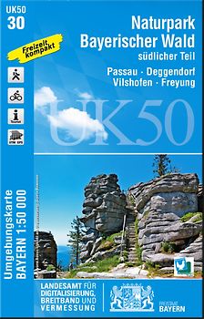 UK50-30 Naturpark Bayerischer Wald, südlicher Teil