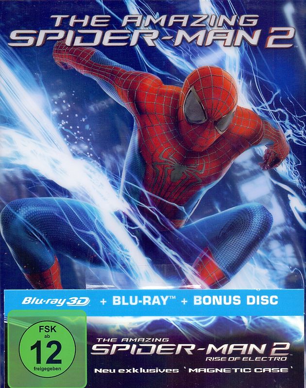 The Amazing Spider-Man 2: Rise of Electro 3D [3 Discs, inkl. 2D Version, Magnetic Neo-Pack] 3D Blu-ray Disc