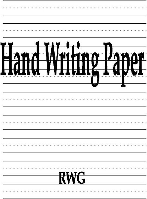 Hand Writing Paper