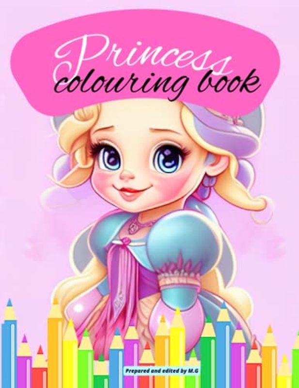 Princess colouring book